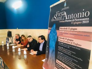 Foto presentazione Sindaco Festa S Antonio Tonfano 2019
