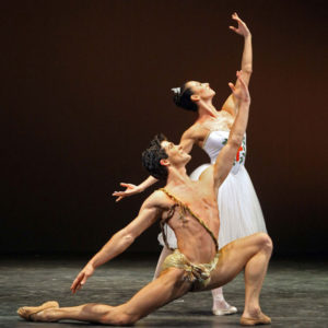 Foto Monica Perego con Roberto Bolle