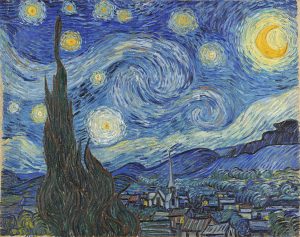 The Starry Night, June 1889 (oil on canvas)