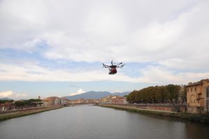 Drone trasporta emoderivati a IF2018
